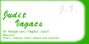 judit vagacs business card